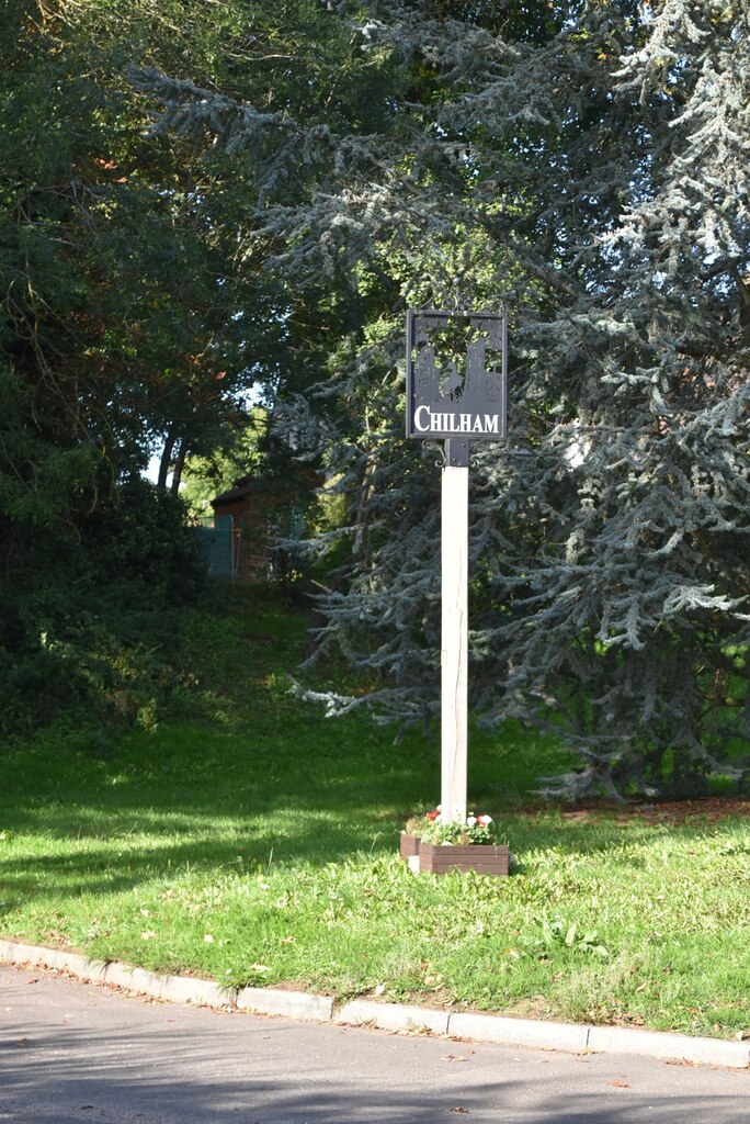 Chilham Village Sign © N Chadwick cc-by-sa/2.0 :: Geograph Britain and ...