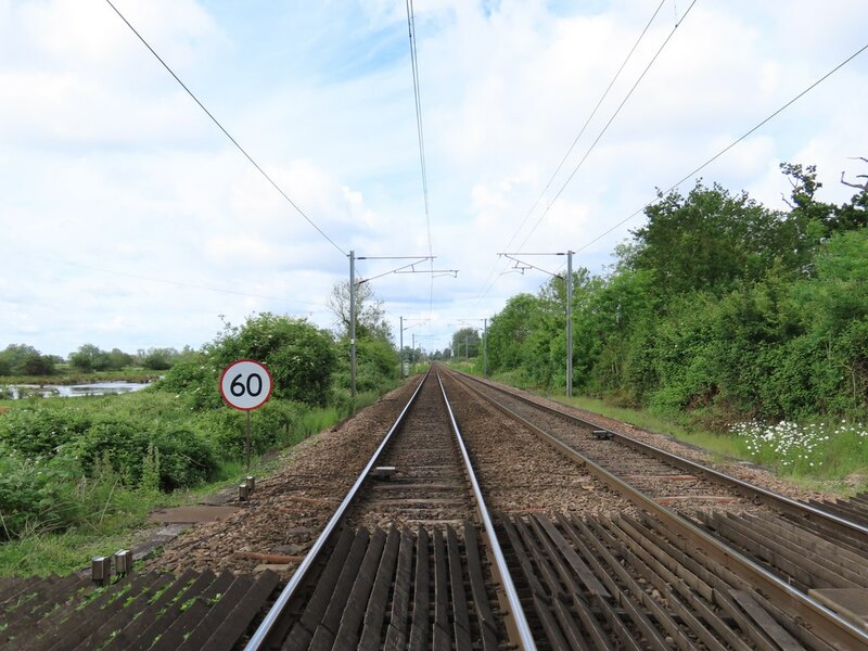 Railway line towards Ely © Matthew Chadwick cc-by-sa/2.0 :: Geograph ...