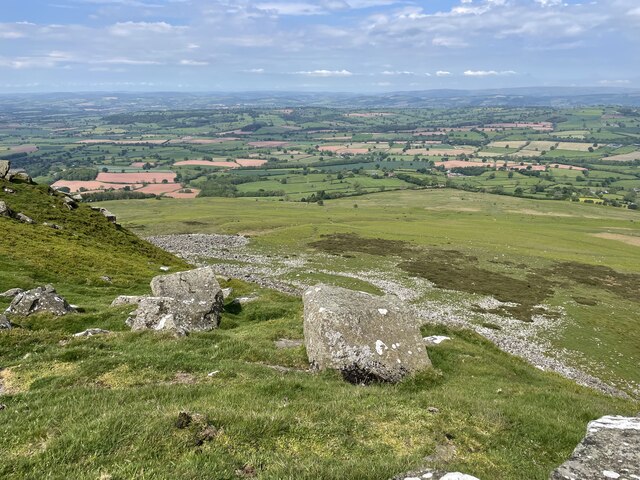 South Shropshire Landscape Viewed From © Andrew Shannon Cc-by-sa 2.0 