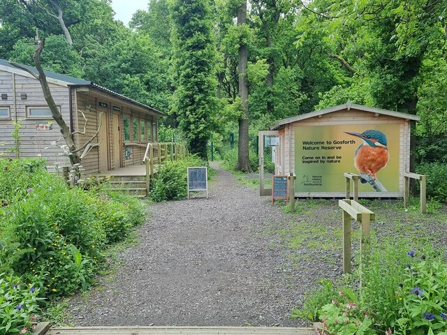 Entrance to the Gosforth Nature Reserve © Oliver Dixon cc-by-sa/2.0 ...