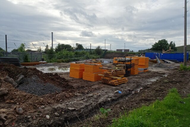 Construction along Overton Road © DS Pugh cc-by-sa/2.0 :: Geograph ...