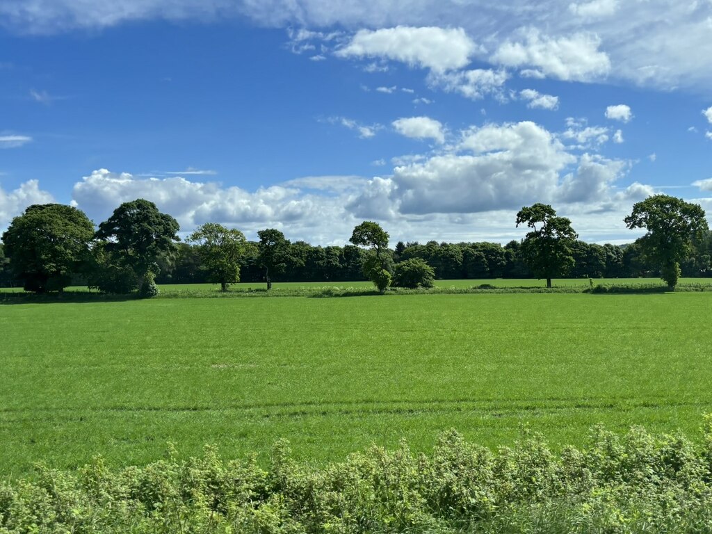 Arable land south of Ladybank © David Robinson :: Geograph Britain and ...