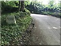 Modern parish boundary stone, Budock