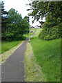 Pathway across parkland off Glenlyon Road