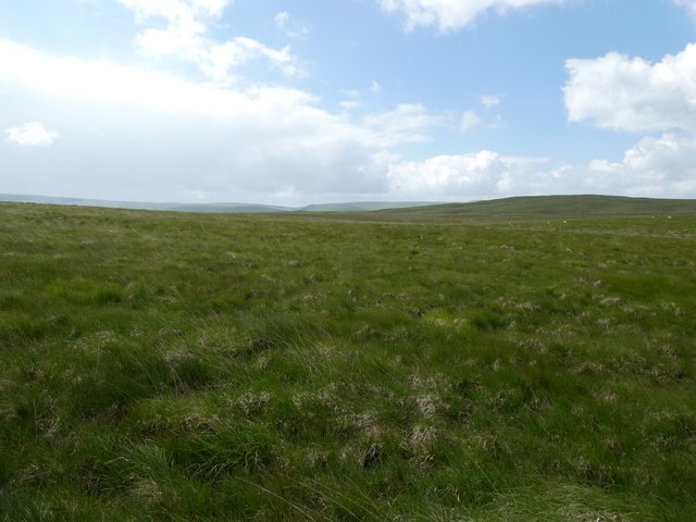 Upland scene on Cefn Llanerchi above the... © Jeremy Bolwell ...