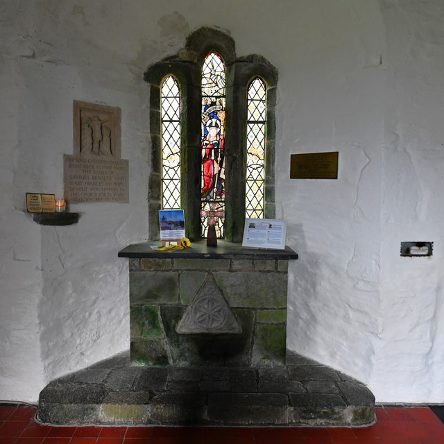 Tintagel, St. Materiana's Church: North... © Michael Garlick cc-by-sa/2 ...