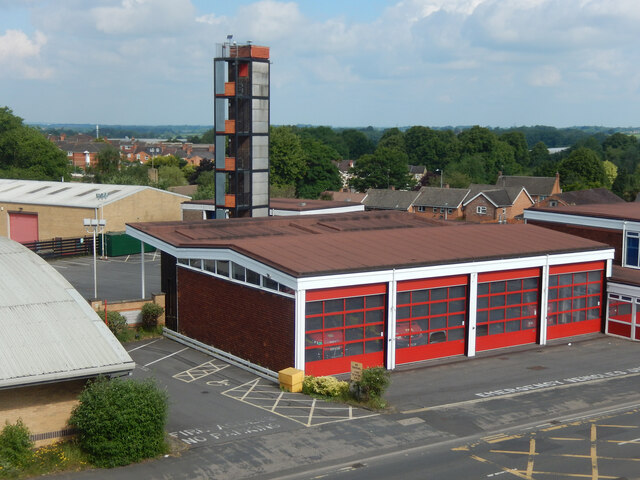 Rugby Fire Station © Stephen McKay :: Geograph Britain and Ireland