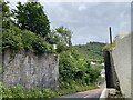 Demolished railway bridge