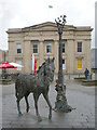 The Bronze Horse by Emma Rodgers (2021), Bexley Square, Salford