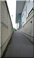 Pedestrian underpass emerging on to Castlegate (A62), Huddersfield