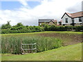 Balancing pond on Cross Farm Green