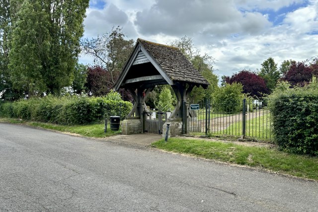 Lych Gate at Stanwick Cemetery © David Dixon cc-by-sa/2.0 :: Geograph ...