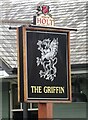 Sign for the Griffin public house