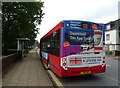 Bus stop and shelter on Wilmslow Road (B5358)