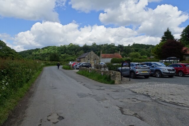 Road passing Rievaulx Abbey © DS Pugh :: Geograph Britain and Ireland