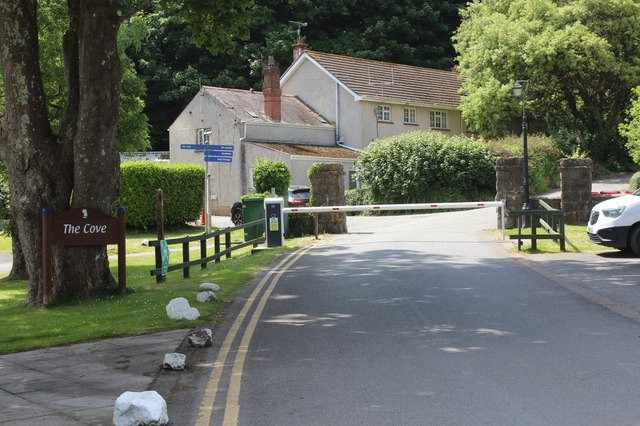 Entrance to holiday park, Lydstep Haven © M J Roscoe cc-by-sa/2.0 ...