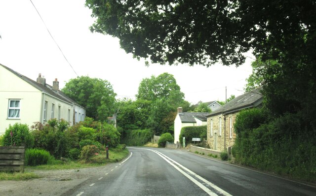 The B3275 at new Mills Cornwall © Roy Hughes cc-by-sa/2.0 :: Geograph ...