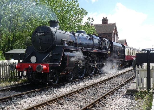 'Camelot' awaits departure for East... © Roger Cornfoot cc-by-sa/2.0 ...