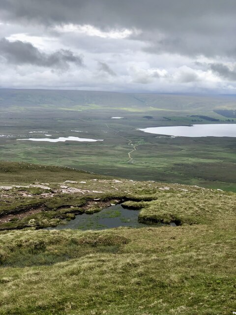 Dried up lochan, Ben Griam Beg © Mick Garratt :: Geograph Britain and ...