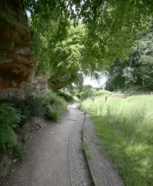 A path, Quarry Bank Garden, Styal © habiloid :: Geograph Britain and ...