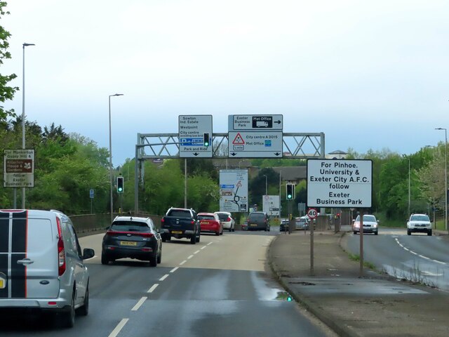 Honiton Road Heading Into Exeter © Steve Daniels :: Geograph Britain 