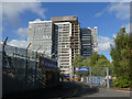 Demolition of the former tax office in Llanishen