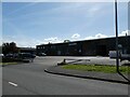 Car park outside industrial building, Bagillt