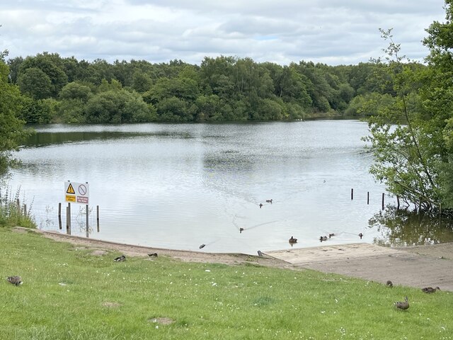 Lake at Brereton Heath Nature Reserve © John H Darch :: Geograph ...