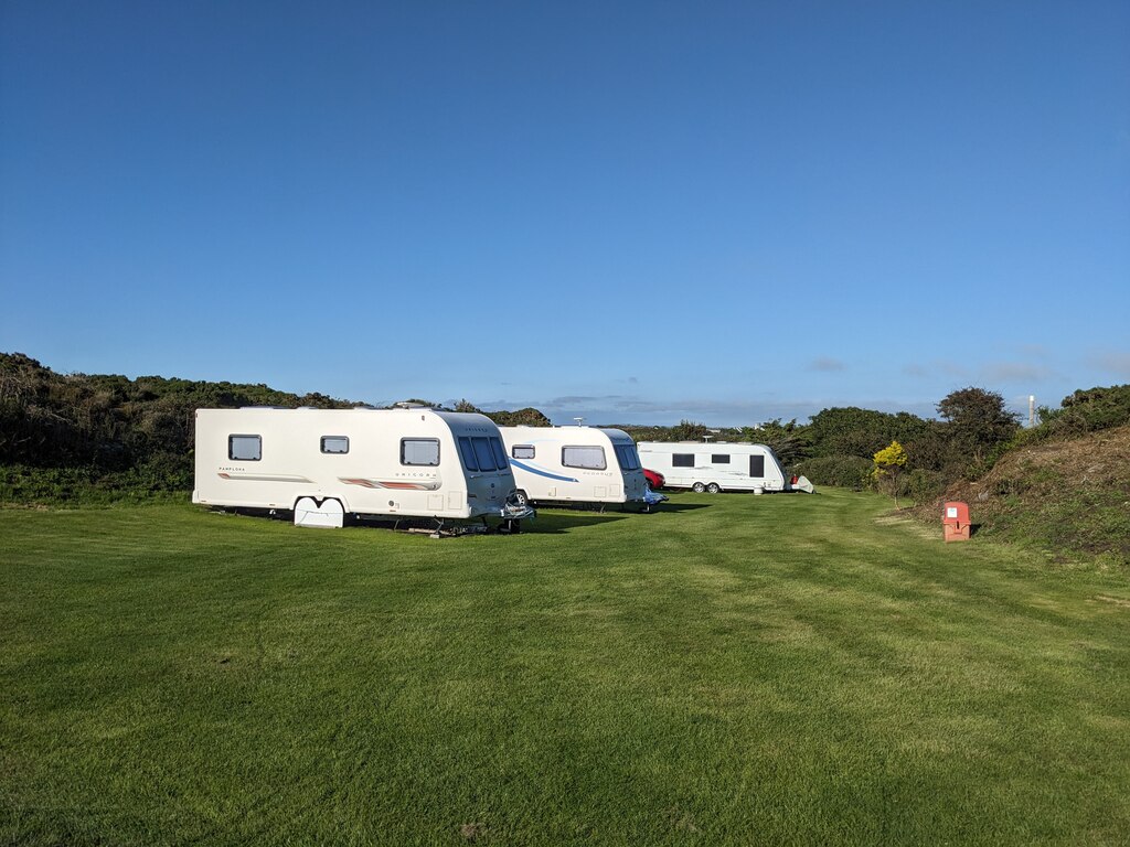 Caravans at Valley of the Rocks © David Medcalf cc-by-sa/2.0 ...