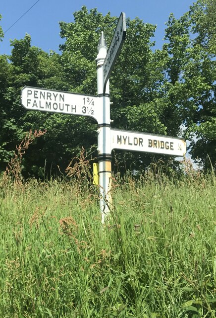 Direction Sign - Signpost by Rosehill,... © P Barnett :: Geograph ...