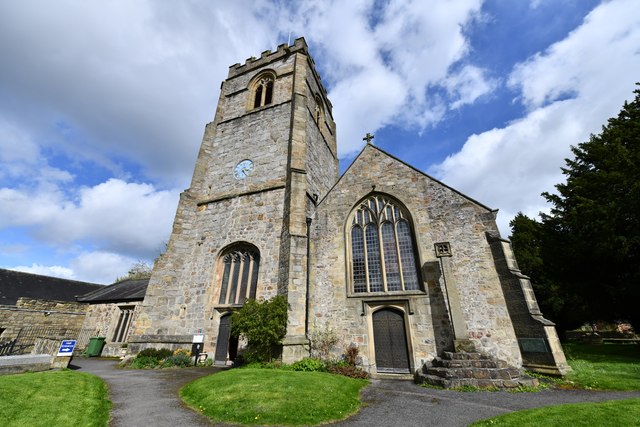 Chirk, St. Mary's Church: Western aspect © Michael Garlick cc-by-sa/2.0 ...