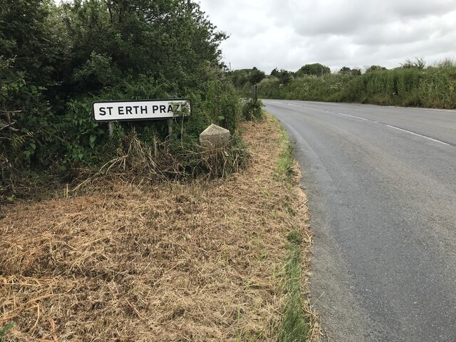 Old Milestone by the B3302, St Erth... © P Barnett :: Geograph Britain ...