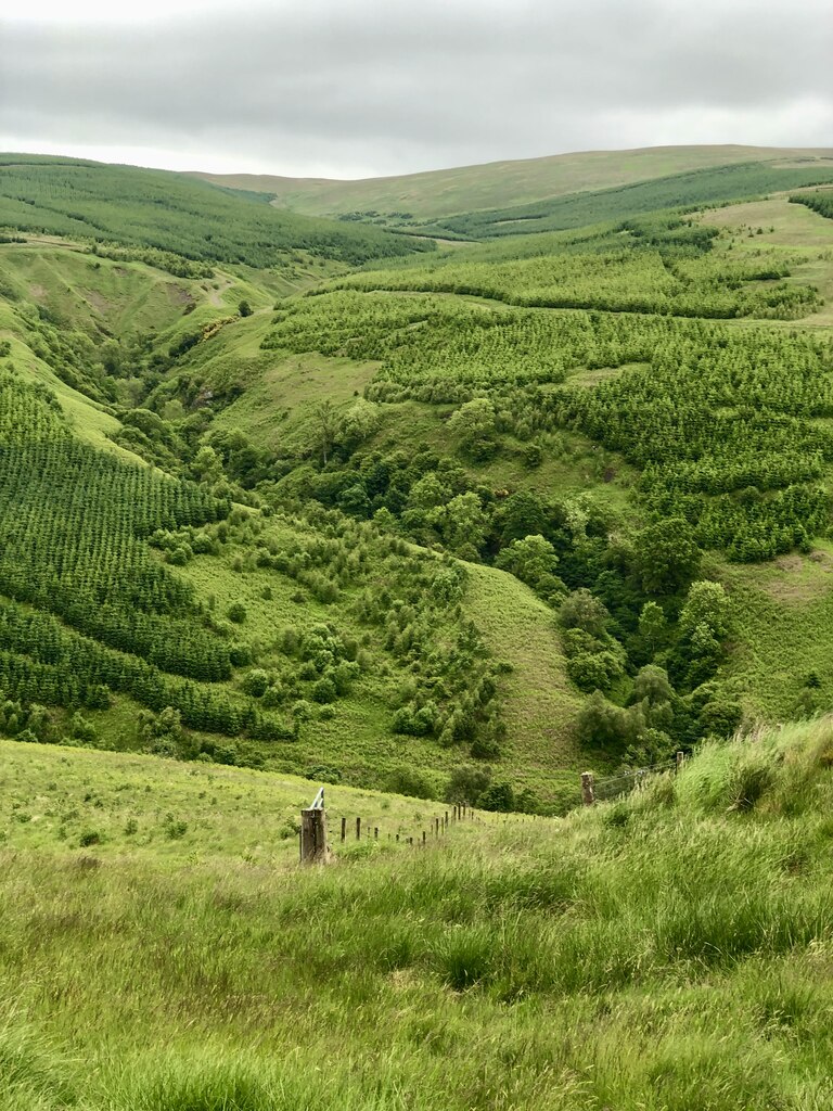 Looking down into Menstrie Glen © Mick Garratt cc-by-sa/2.0 :: Geograph ...