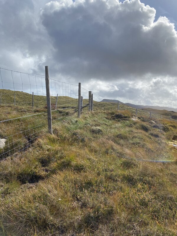 Deer fence near Glame © thejackrustles cc-by-sa/2.0 :: Geograph Britain ...