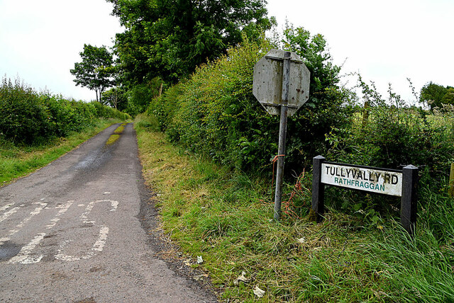 Tullyvally Road, Rathfraggan © Kenneth Allen :: Geograph Britain and ...