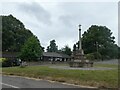 Cookham Dean: looking past the war memorial towards the WI