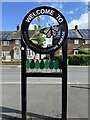 Sign for Beckhampton Shopping Parade