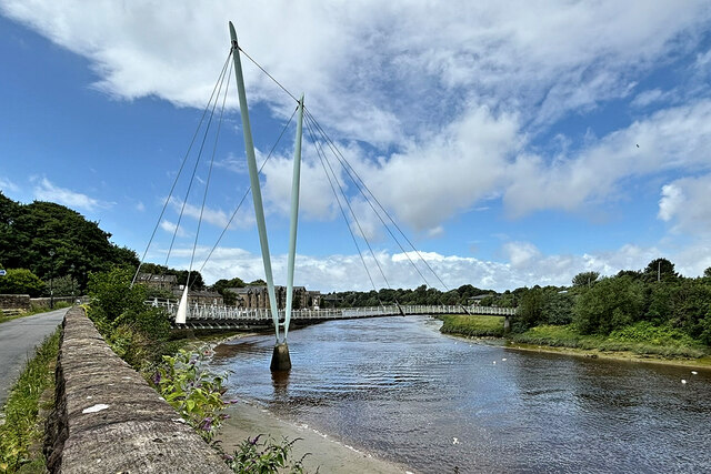 Lune Millennium Bridge, Lancaster © David Dixon :: Geograph Britain and ...