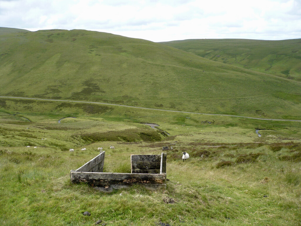 Line of grouse butts on Glenguffock Hill © Alan O'Dowd cc-by-sa/2.0 ...