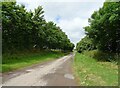 Minor road towards Butlersbank, Muckleton