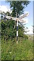 Finger signpost at T-junction on Wigton to Bolton Low Houses road