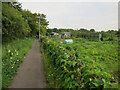 Snakey Path by Burnside Allotments