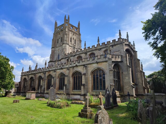 St Mary's Church, Fairford © AJD cc-by-sa/2.0 :: Geograph Britain and ...