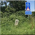 Old Boundary Marker beside the B3297