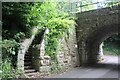 Steps on buttress of bridge, Golden Lane