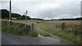 The track to Leys Farm (HUD/424/50) leaving Holmefield Road, Longwood, Huddersfield