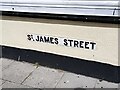 Victorian street sign, St James Street