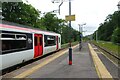 Train in platform 2 at Trefforest Estate