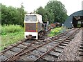 Locomotive and wagons, Crowle Peatland Railway