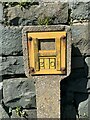 Hydrant marker on Ffordd Bethel, Caernarfon